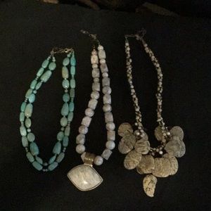 Beautiful stone necklaces $20 each, 2/$32 or 3/$47